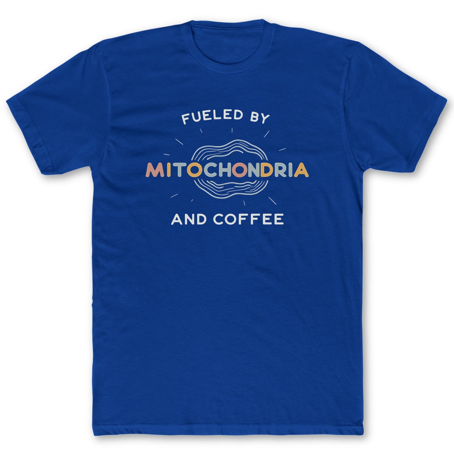 Mitochondria T-Shirt - Funny Science Tee for Nerds & Geeks in Royal