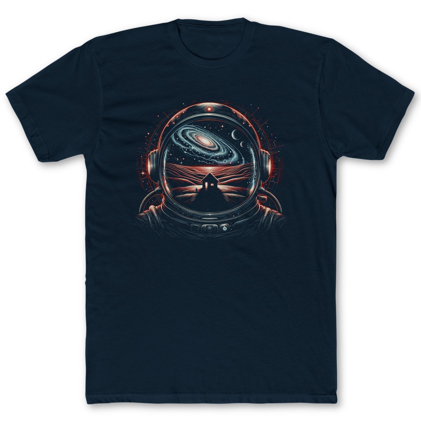 The Sky T-Shirt - Funny Space Tee for Nerds & Geeks in Navy