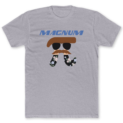 Magnum Pi T-Shirt - Funny Math Tee for Nerds & Geeks in Sport Grey