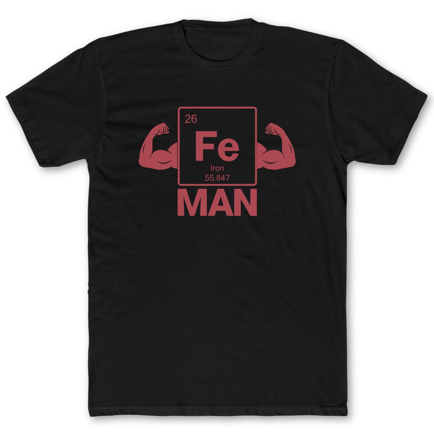 Iron Man T-Shirt - Funny Science Tee for Nerds & Geeks in Black