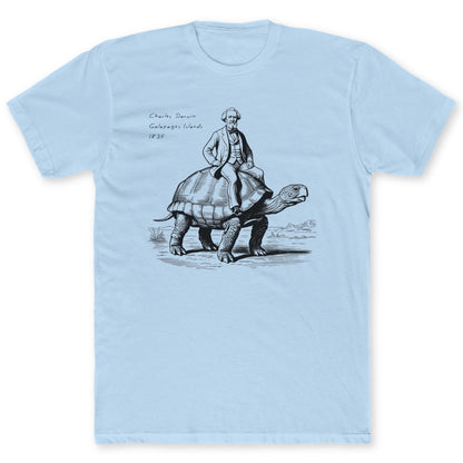 Darwin T-Shirt - Funny Science Tee for Nerds & Geeks in Light Blue