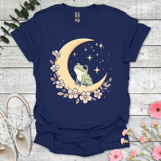 Frog Moon T-Shirt | Comfort Colors® 1717 Navy