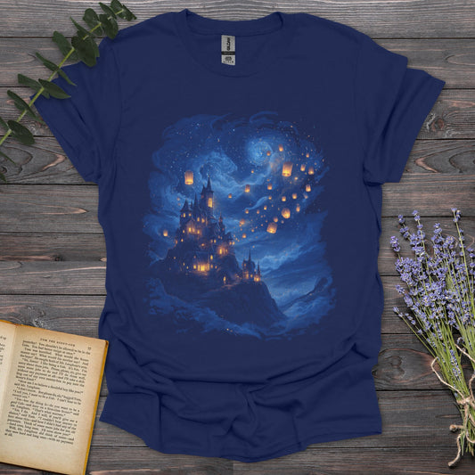 Whimsy Castle T-Shirt | Comfort Colors® 1717 Navy