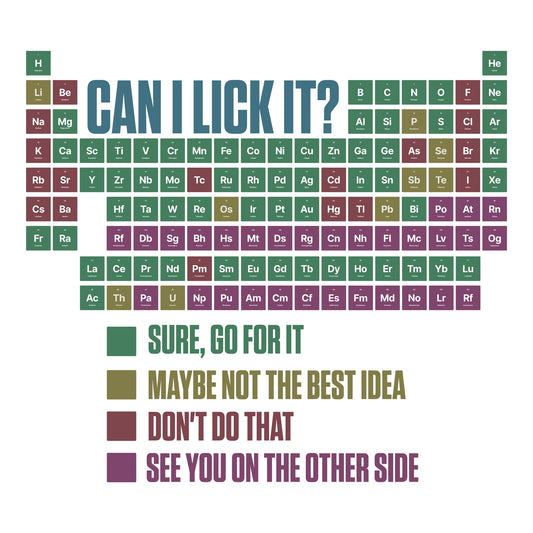 Can I Lick It? Design - Funny Science Design for Nerds & Geeks in 