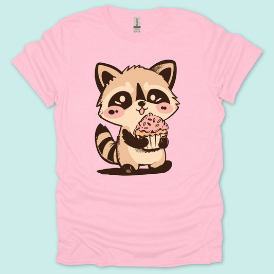 Raccoon Cupcake T-Shirt